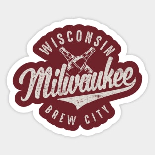 Milwaukee Wisconsin Brew City Sticker